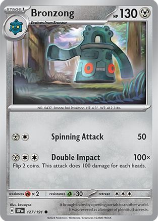 Bronzong 127/191 - SV08 Surging Sparks