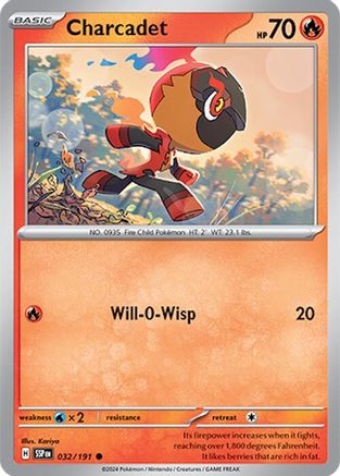 Charcadet 032/191 - SV08 Surging Sparks Reverse Holofoil