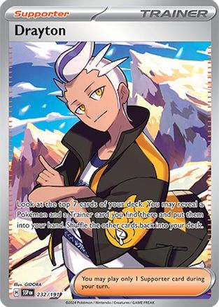 Drayton 232/191 - SV08 Surging Sparks Holofoil