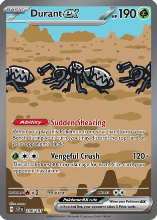 Durant ex 236/191 - SV08 Surging Sparks Holofoil