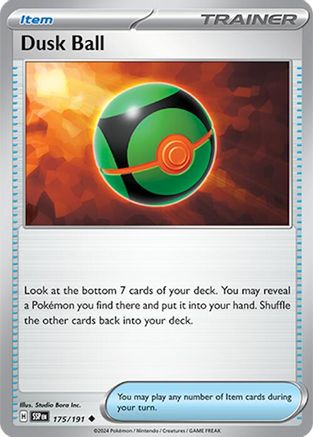 Dusk Ball 175/191 - SV08 Surging Sparks Reverse Holofoil