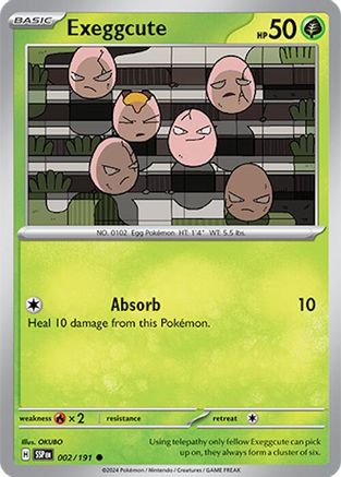 Exeggcute 002/191 - SV08 Surging Sparks