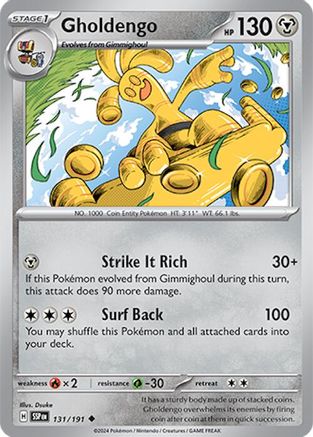 Gholdengo 131/191 - SV08 Surging Sparks Reverse Holofoil
