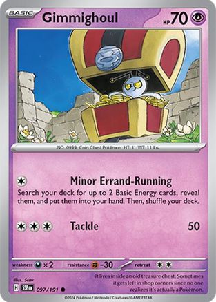 Gimmighoul 097/191 - SV08 Surging Sparks