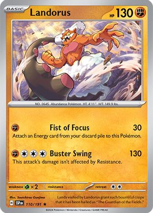 Landorus 110/191 - SV08 Surging Sparks Reverse Holofoil