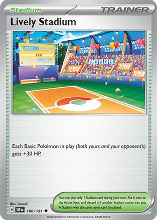 Lively Stadium 180/191 - SV08 Surging Sparks Reverse Holofoil