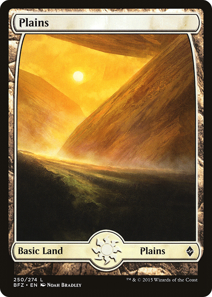 Plains (BFZ-250) - Battle for Zendikar Foil