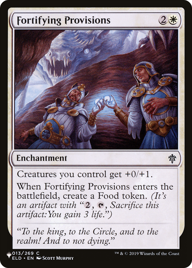 Fortifying Provisions (LIST-ELD-13) - The List