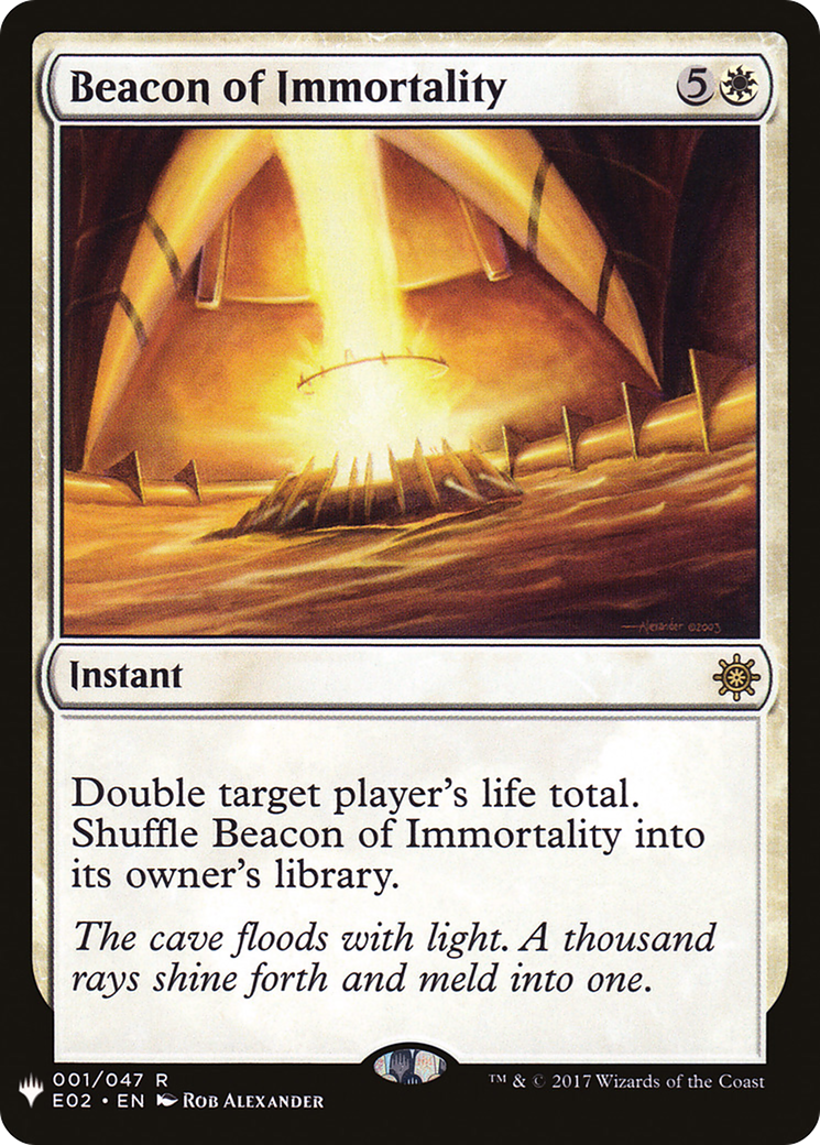 Beacon of Immortality (LIST-E02-1) - The List