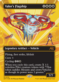 Valor's Flagship (DFT-519) - Aetherdrift (Borderless) Foil