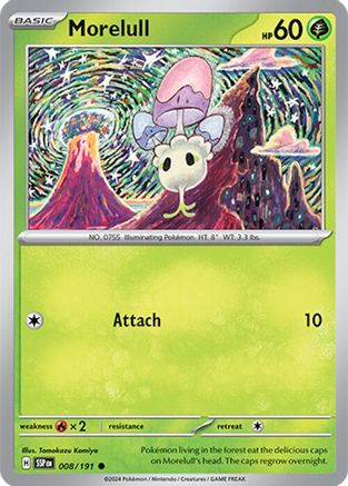 Morelull 008/191 - SV08 Surging Sparks Reverse Holofoil