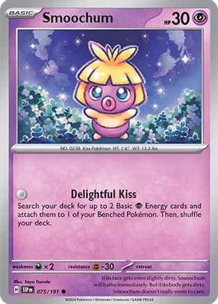 Smoochum 075/191 - SV08 Surging Sparks Reverse Holofoil