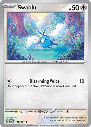 Swablu 148/191 - SV08 Surging Sparks