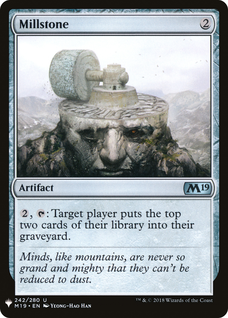 Millstone (LIST-M19-242) - The List