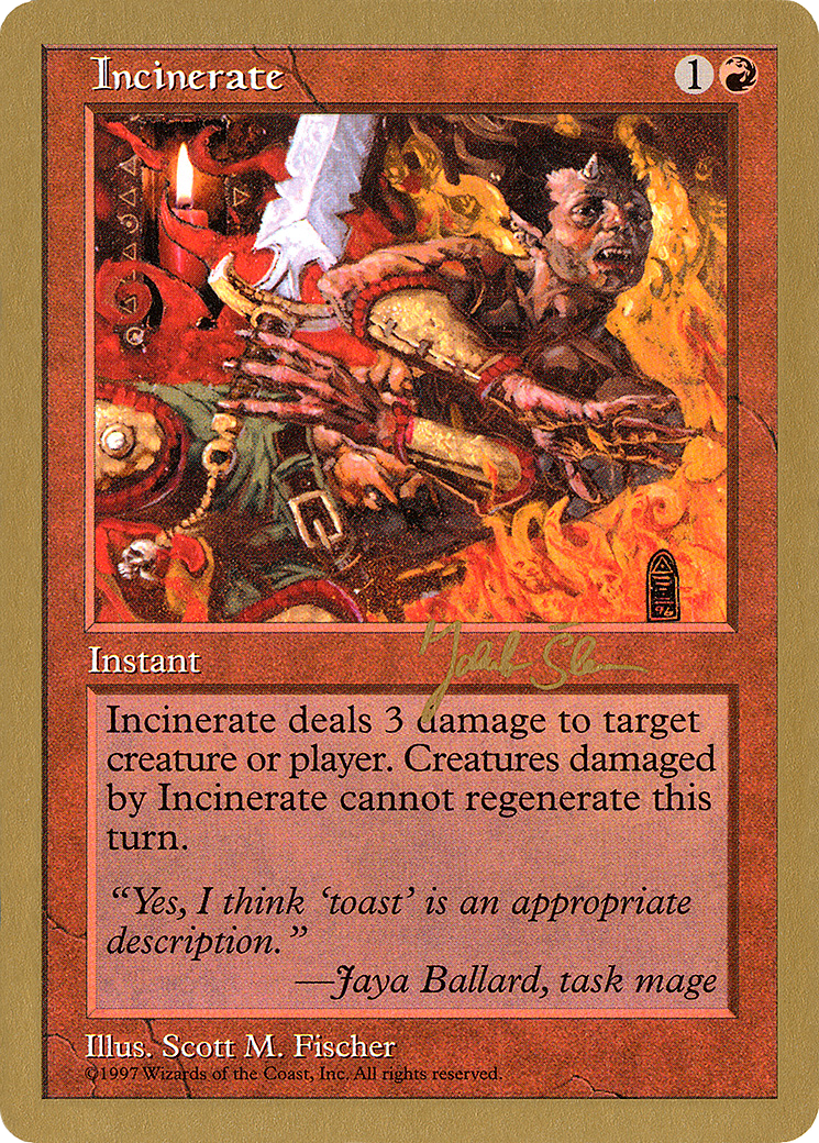 Incinerate (WCD-) - World Championship Decks 1997