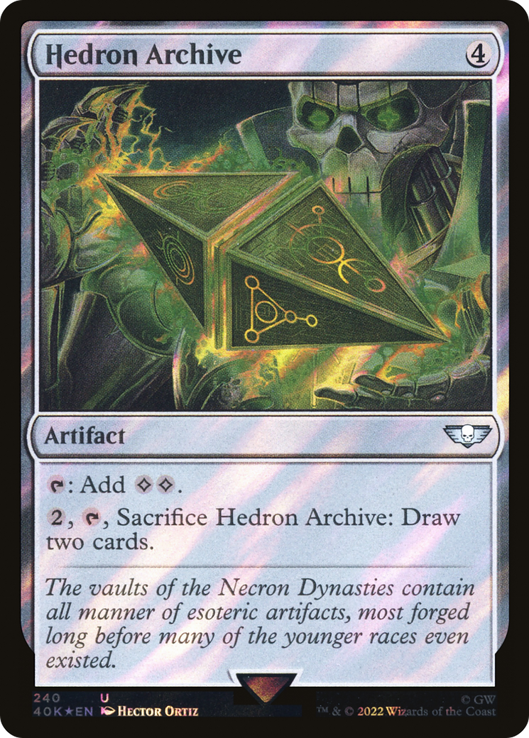 Hedron Archive (40K-240★) - Warhammer 40,000 Commander Foil