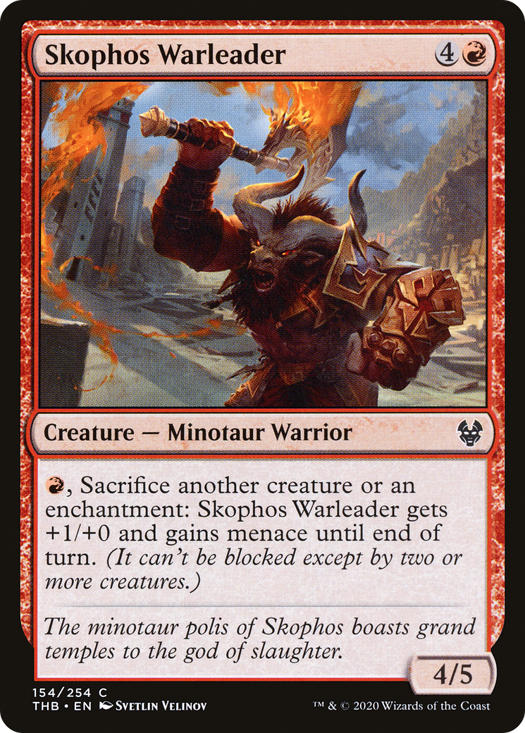 Skophos Warleader (THB-154) - Theros Beyond Death Foil
