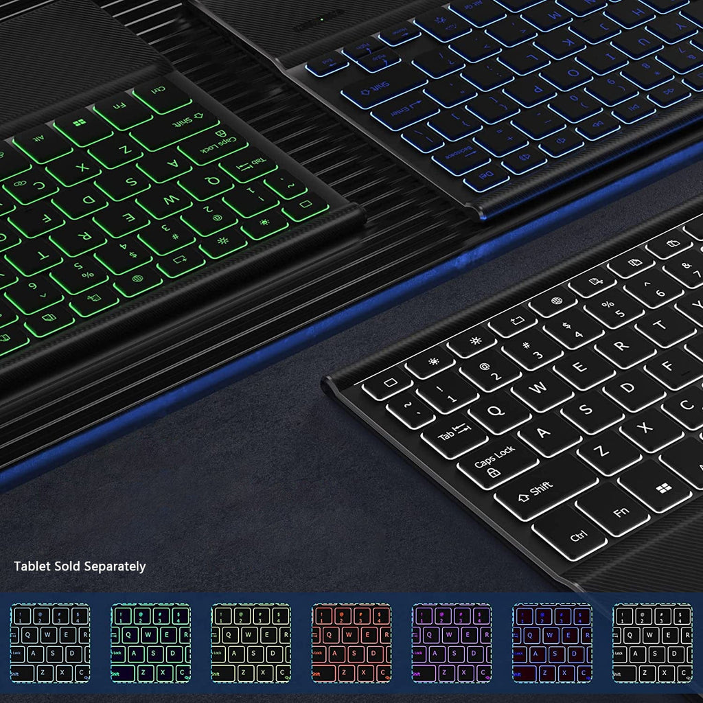 Microsoft Surface Pro 12-inch Keyboard Case - Backlit Trackpad | Navigate Series