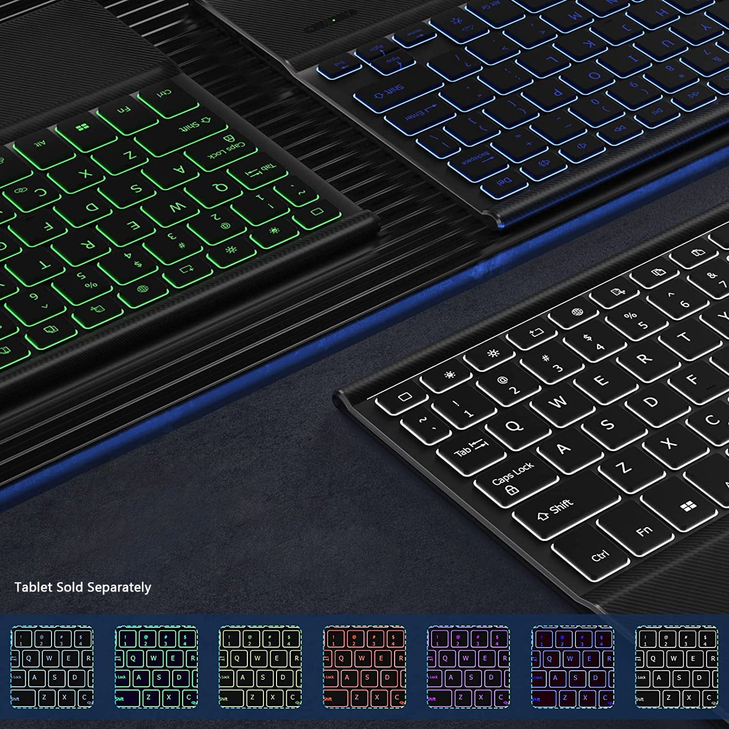 Microsoft Surface Pro 12-inch Keyboard Case - Backlit Trackpad | Navigate Series