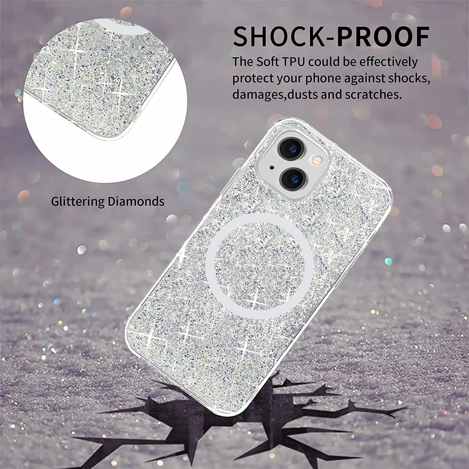 Inspire Series Sparkle Firm Case -  iPhone 14 & iPhone 13