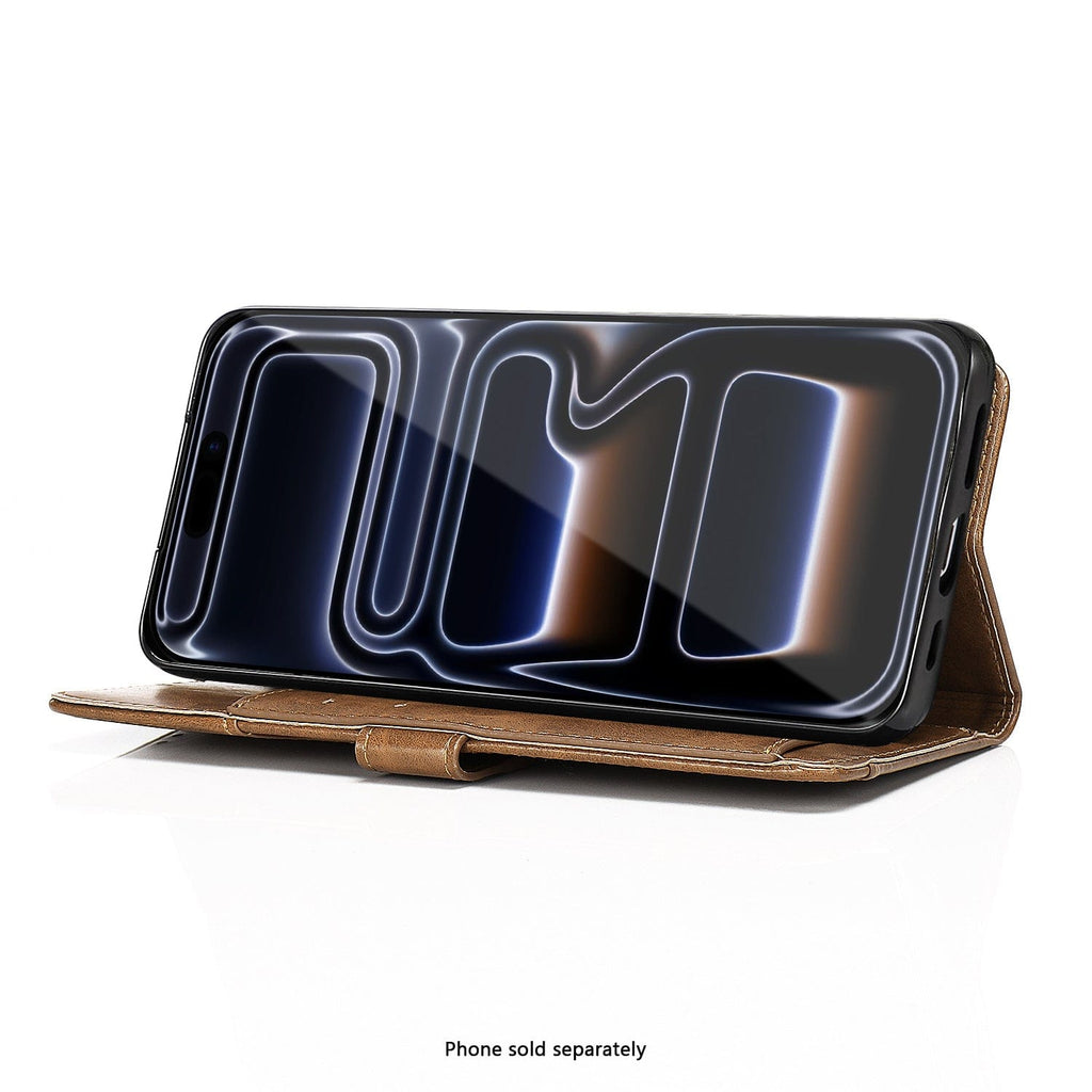 iPhone 17 Pro Max Case - Leather Folio Wallet | Indy Series