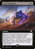 Grave Endeavor (AFC-293) - Forgotten Realms Commander: (Extended Art)