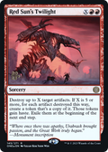 Red Sun's Twilight (PRE-145S) - Phyrexia: All Will Be One Promos Foil