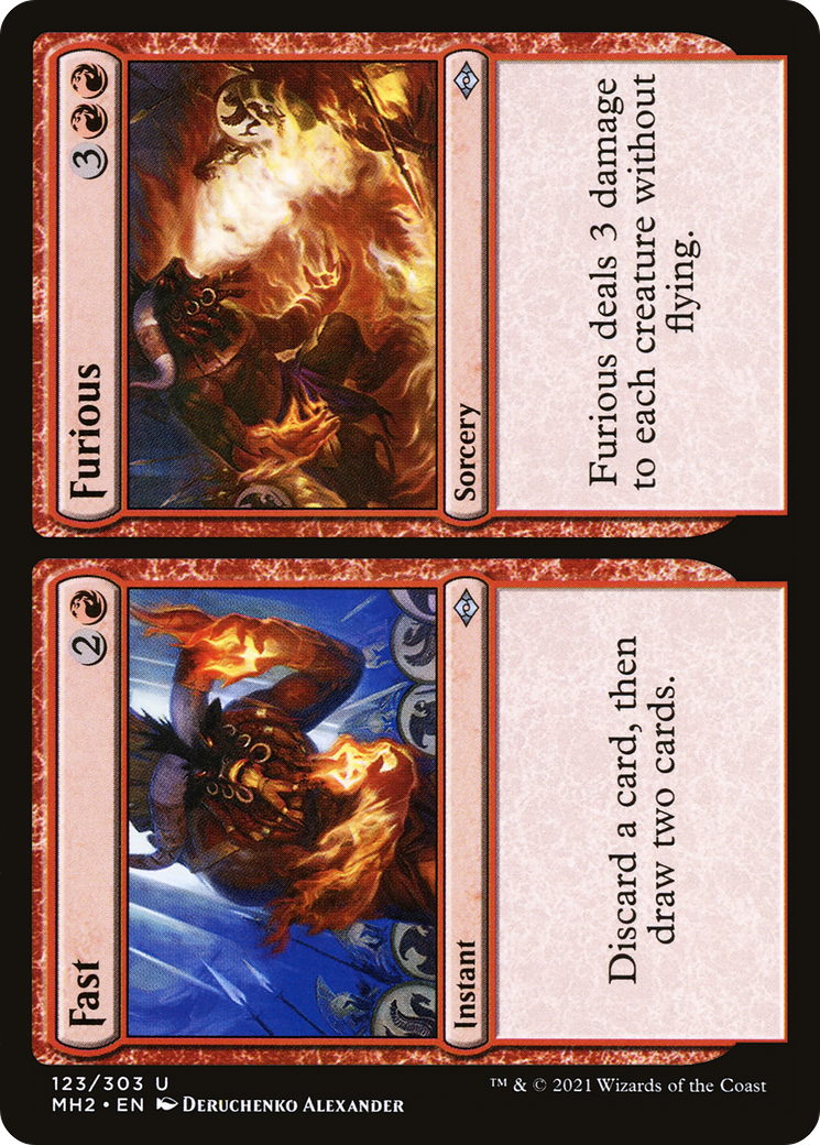 Fast // Furious (MH2-123) - Unknown Event Foil
