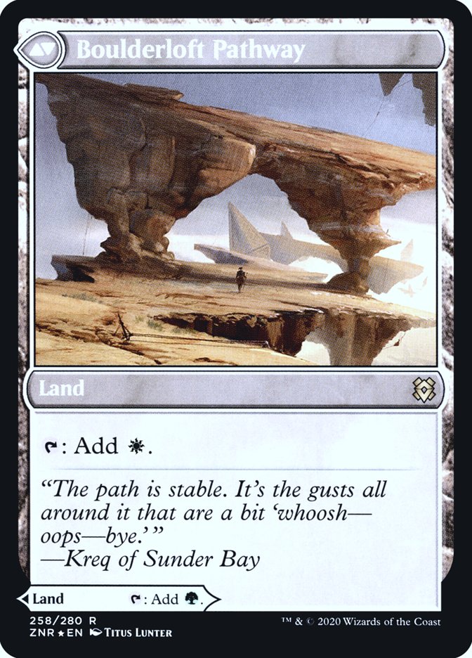 Branchloft Pathway // Boulderloft Pathway (PRE-258S) - Zendikar Rising Promos Foil