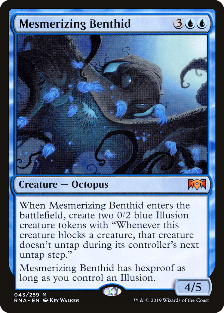 Mesmerizing Benthid (RNA-043) - Ravnica Allegiance Foil