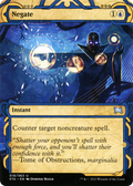 Negate (STA-018) - Strixhaven Mystical Archive: (Showcase) (Borderless) Foil
