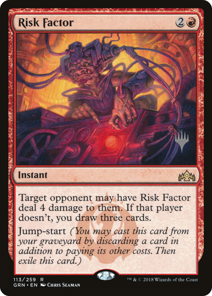 Risk Factor (PPM20-113P) - Guilds of Ravnica Promos