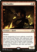 Sin Prodder (PRE-181S) - Shadows over Innistrad Promos Foil