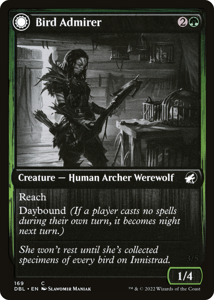 Bird Admirer // Wing Shredder (DBL-169) - Innistrad: Double Feature: (Double Faced Transform)