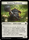 Warren Warleader (BLB-005) - Bloomburrow Tokens