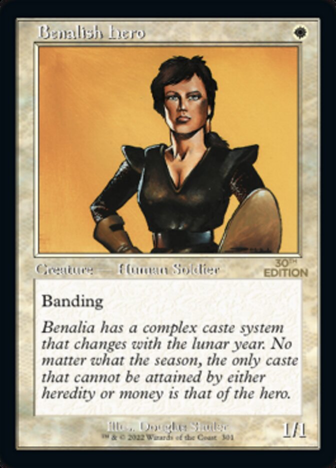 Benalish Hero (Retro Frame) (30A-301) - 30th Anniversary Edition