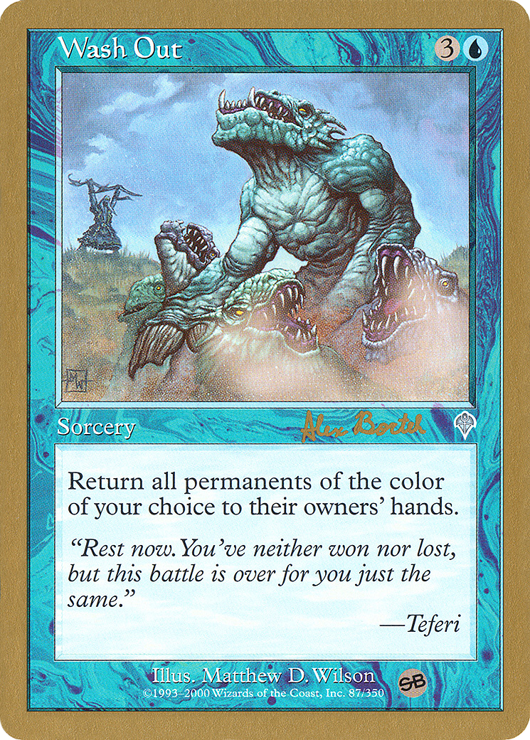 Wash Out (WCD-AB87BSB) - World Championship Decks 2001