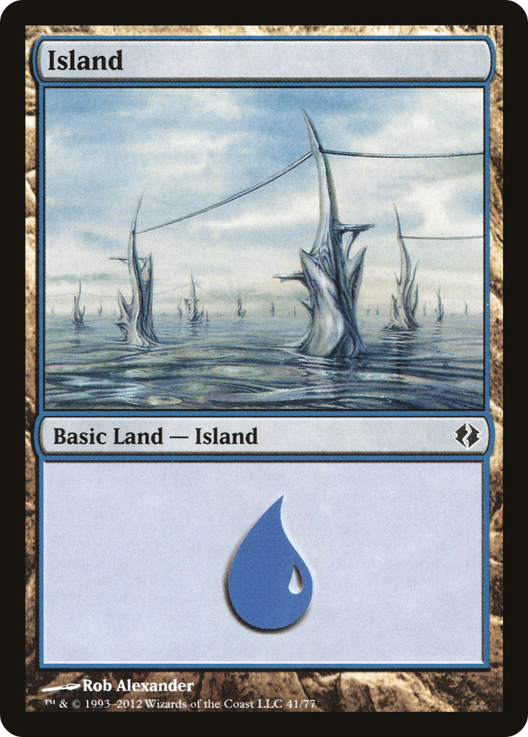 Island (DDI-041) - Duel Decks: Venser vs. Koth