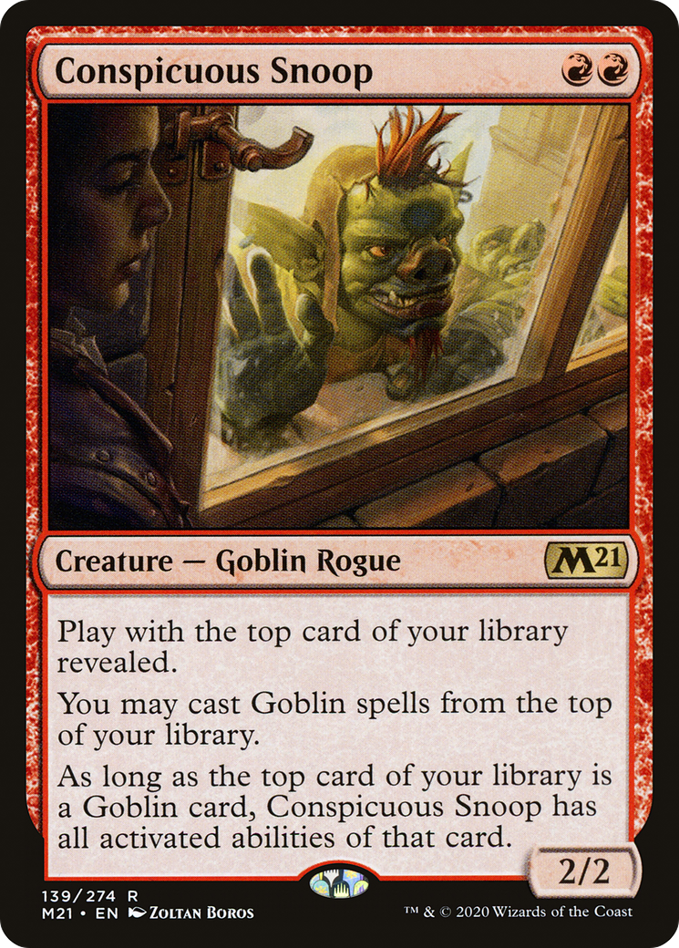 Conspicuous Snoop (M21-139) - Core Set 2021 Foil