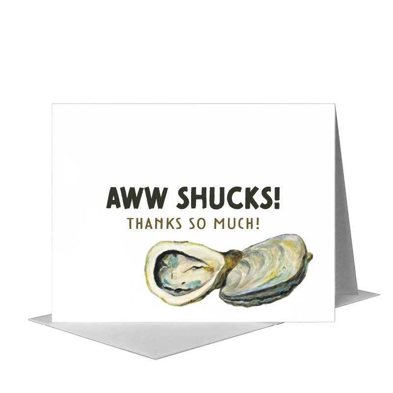Oysters, Greeting Card (#8448A)