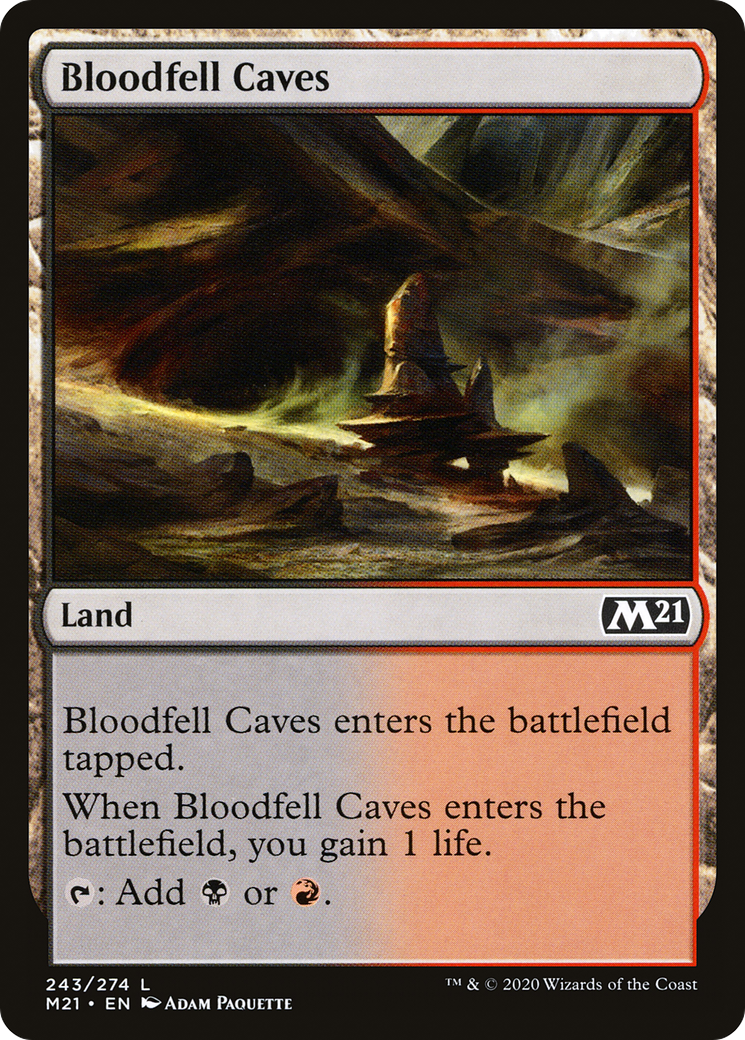 Bloodfell Caves (M21-243) - Core Set 2021