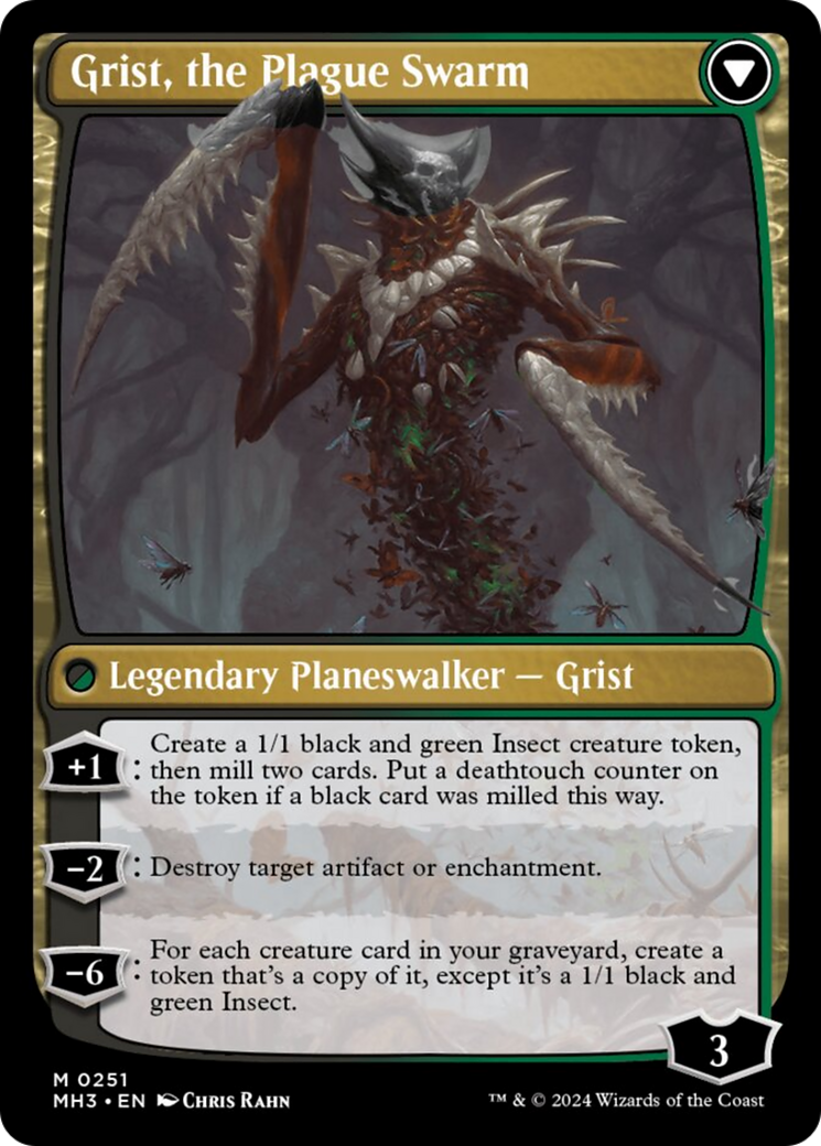 Grist, Voracious Larva (MH3-251) - Modern Horizons 3 Foil