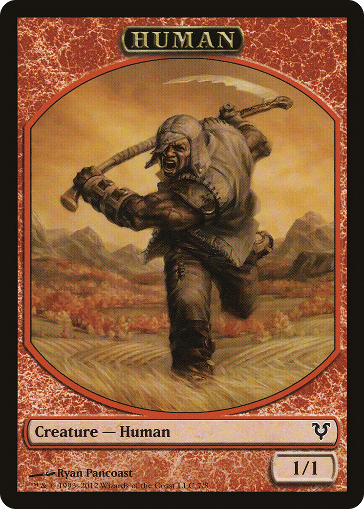 Human (AVR-007) - Avacyn Restored Tokens