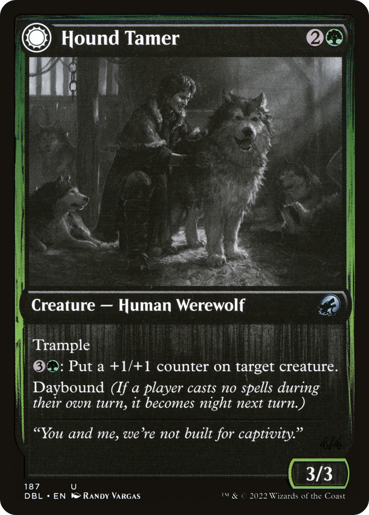 Hound Tamer // Untamed Pup (DBL-187) - Innistrad: Double Feature: (Double Faced Transform)