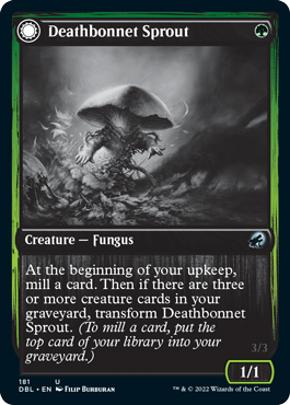 Deathbonnet Sprout // Deathbonnet Hulk (DBL-181) - Innistrad: Double Feature: (Double Faced Transform)