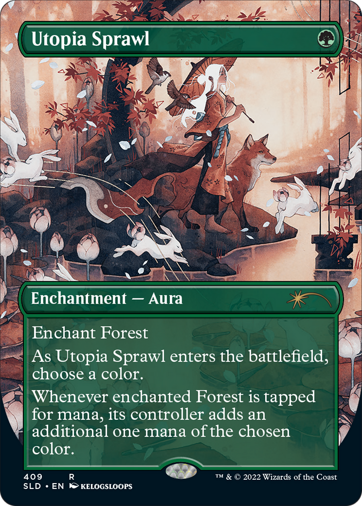Utopia Sprawl (SLD-409) - Secret Lair Drop (Borderless) Foil