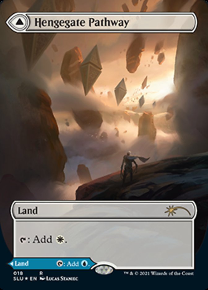 Hengegate Pathway // Mistgate Pathway (SLU-018) - Secret Lair: Ultimate Edition: (Showcase) (Borderless) Foil