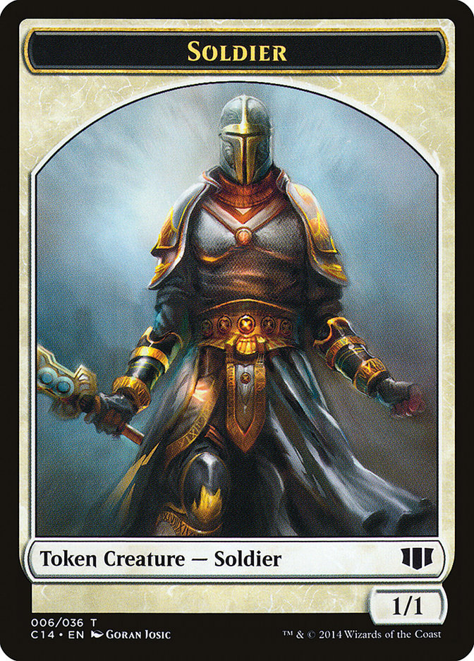 Soldier (C14-006) - Commander 2014 Tokens