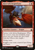 Khorvath Brightflame (BBD-009) - Battlebond Foil