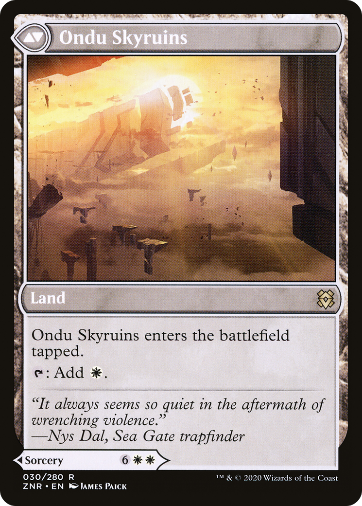 Ondu Inversion // Ondu Skyruins (LIST-ZNR-30) - The List